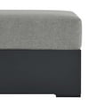 thumbnail image 5 of Tahoe Outdoor Patio Powder-Coated Aluminum Ottoman in Gray Gray, 5 of 8