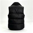 thumbnail image 6 of DYTTDG Women's Solid Color Stand Collar Puffer Vest, Full Zipper Sleeveless Outerwear With Side Pockets, Lightweight Casual Quilted Gilet for Fall Winter Daily Wear, 6 of 8