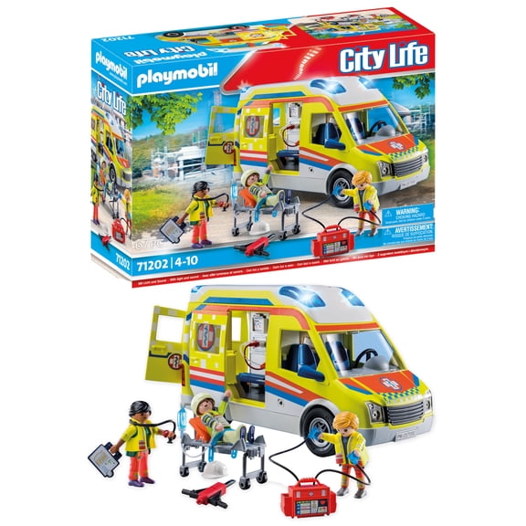 PLAYMOBIL #71202 Rescue Ambulance NEW!