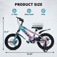 16" Kids Bike, Wanan Training Bicycle for 812 Years Boys Girls, Kids