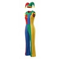 thumbnail image 3 of Clown Costume Set for Halloween Cosplay, Multicolor Circus Show Clown One-Piece Outfit Jumpsuit for Halloween Carnival Party Suit, Halloween Costume for Women, L, 3 of 8