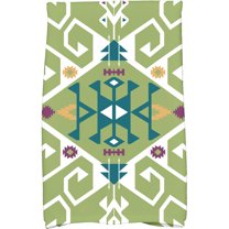 Simply Daisy 18" x 30" Jodhpur Medallion Geometric Print Kitchen Towel