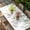 Sage Green Pink, variant on Sage Green Eucalyptus Table Cloths for 4 Foot Rectangle Tables, Pink Floral Buds Summer Pastoral Patio Waterproof Elastic Fitted Tablecloths, Washable Rectangular Table Cover for Camping