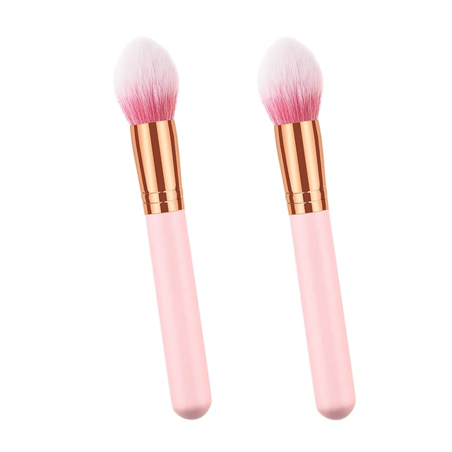 CTIRCHIU 2Pcs Multifunctional Makeup Brushes For Girls Cosmetics Application Flame Shape