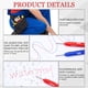 thumbnail image 5 of Marcadores MotiMind, 72 unidades, impermeables, con agujeros profundos, punta larga, 5 of 7