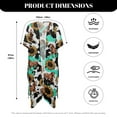 thumbnail image 6 of DISNIMO Womens Swimsuit Cover Up with Cow Sunflower Horse Print Kimono Cardigan Summer Bathing Suit Coverups Summer Casual Loose Bikini Cover up, 6 of 6
