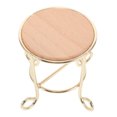 thumbnail image 4 of Shisuyan Mini Maison Table à Thé en Métal 1 Pcs Ronde Miniature, 4 of 8