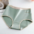 thumbnail image 2 of Ashirexll Panties for Women Medium Waisted Soft Comfortable Breathable Cotton Panties Green XL, 2 of 4