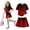 Wine, variant on Summer Outfits for Kids Girls Size 7-8 Girls 2 Piece Outfits Cute Preppy Clothing Sets Casual Short Sleeve T Shirts Top and Skirts Athletic Lounge Set Wine 5-6 Years