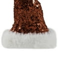 thumbnail image 6 of Northlight Sequined Santa Hat with Plush Trim Christmas Ornament - 8.5" - Red, 6 of 7