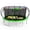 Green, variant on XMIKA 12FT Trampoline with Basketball Hoop, Outdoor Trampoline with Enclosure Net, Ladder, Heavy-duty Recreational Trampoline, 1200LBS Capacity Trampoline for Kids and Adults, Upgrade Curved Pole