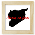 thumbnail image 1 of Quote Chasing Our Future Art Deco Fashion Square Picture Frame Wall Tabletop Display, 1 of 3