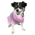 thumbnail image 3 of Pet Life ® Snow Flake Cable-Knitted Ribbed Fashion Turtle Neck Dog Sweater, 3 of 4
