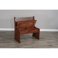 thumbnail image 5 of Pemberly Row Farmhouse Wood Breakfast Nook Set in Medium Brown, 5 of 14