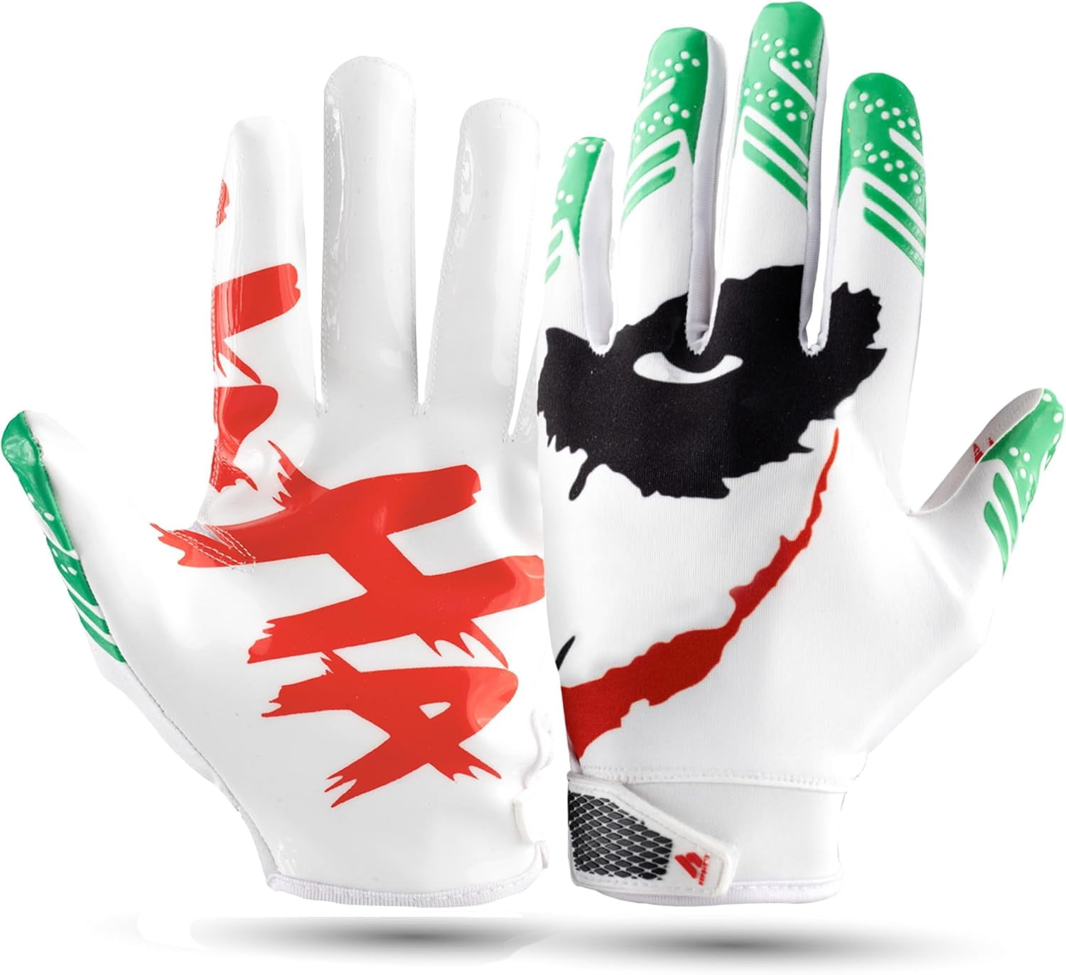 Lupine Jester Pro Elite Super Sticky Kids Football Receiver Gloves - Youth & Adult Sizes