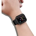 thumbnail image 5 of [2 Pack]Tempered Glass Screen Protector , Compatible for Apple Watch with Hard Black Case, Easy Installation Bubble-Free Cover for iWatch Accessories(38/40/42/44mm), 5 of 5