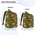 thumbnail image 2 of Fotbe Gnomes Playing in the Garden Mochila de Lona con Estampado, Mochila Duradera, Mochila Versátil de Alta Calidad, Mochila Compacta Vintage-Small, 2 of 5