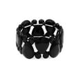 thumbnail image 2 of Gem Crystal Stone Stretch Bracelet Color - Black, 2 of 5