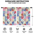 thumbnail image 2 of Blackout Kids Curtains,Boho Bohemia Pioneer Flower Childrens Insulated Curtains Set Of 2,Bedroom Essentials,Toddler Room Decor 42"x54"(106x137cm), 2 of 4