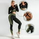thumbnail image 3 of Conjunto de yoga de punto sin costuras para otoño e invierno, conjunto sexy de tres piezas para fitness y caderas de Lulu, 3 of 5