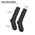thumbnail image 5 of Easygdp Christmas Deers Soccer Socks Sport Knee High Socks Calf Compression Athletic Socks for Men and Women, 5 of 9