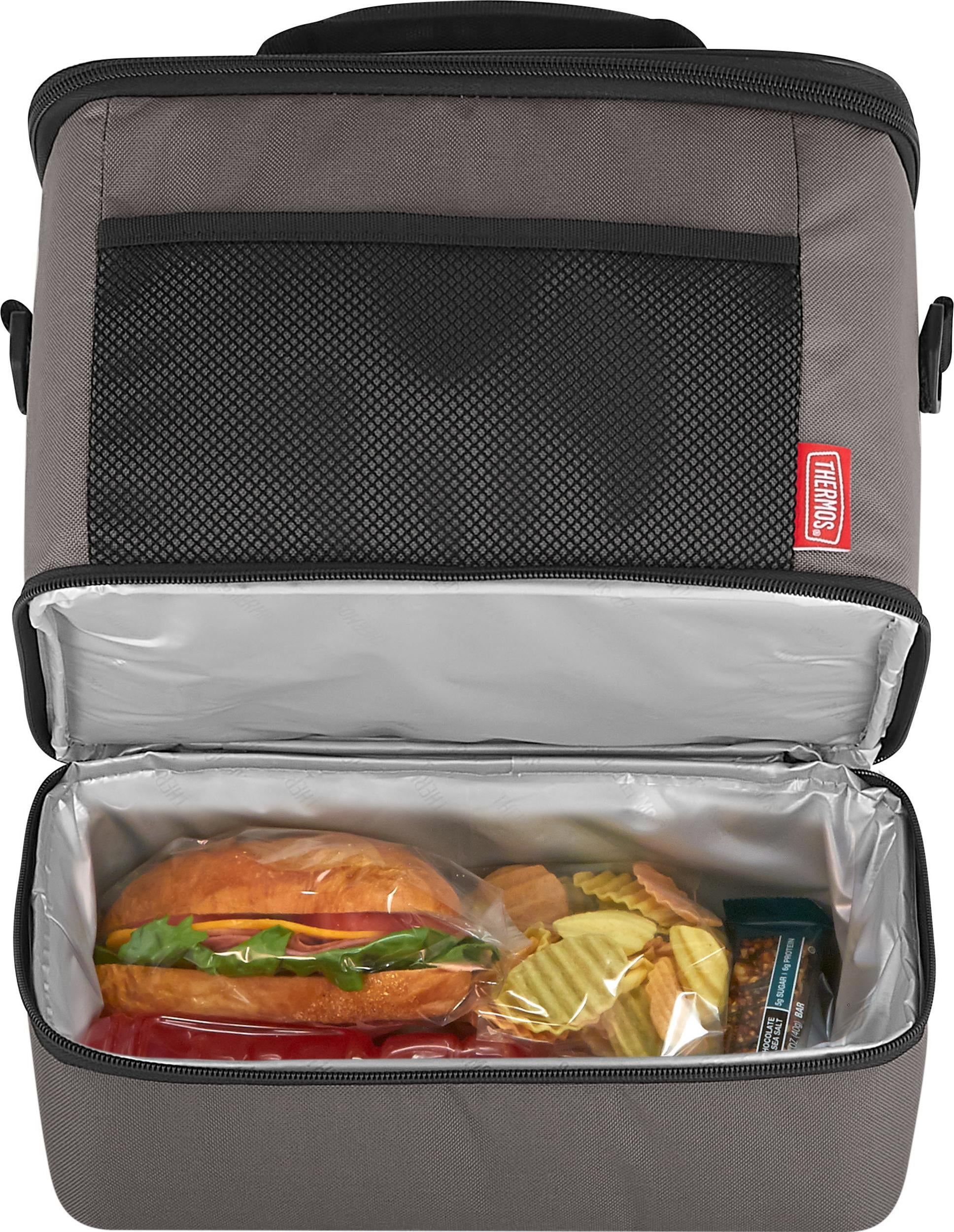 Thermos Dual Lunch Box, Gray