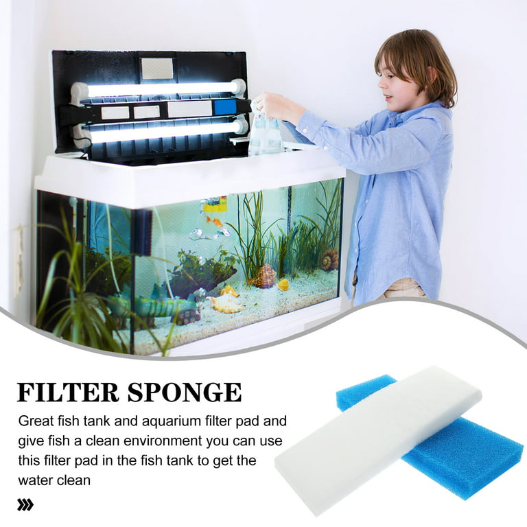 10pcs Wear Resistant Filter Floss Replaceable Filter Media Cuttable Aquarium Filter Pad