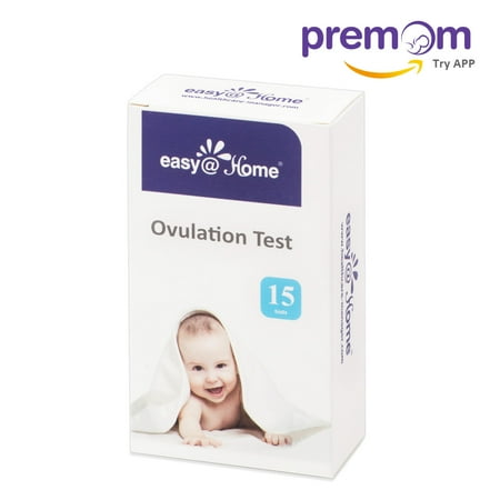 Easy@Home 15 Ovulation Test Strips Kit - the Reliable Ovulation Predictor Kit (15 LH Test)