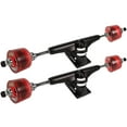 thumbnail image 2 of Camions/roues/roulements de LONGBOARD Noir 7.0 + BIGFOOT 76 mm CRUISERS Rouge, 2 of 5