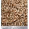 thumbnail image 1 of Soimoi Rayon Fabric Floral & Moroccan Damask Print Sewing Fabric Yard 56 Inch Wide, 1 of 3