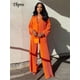 thumbnail image 2 of Conjunto de dos piezas de chándal para mujer, camisetas holgadas de manga larga y pantalones de pierna ancha, trajes elegantes, trajes informales de verano 2022 para mujer Tan Jianjun  unisex, 2 of 2
