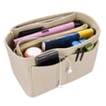 thumbnail image 2 of Organizador de bolsos, organizador de fieltro suavizado para bolsos, mejore su experiencia de bolso de lujo con múltiples compartimentos y cuerpo reforzado con cremallera para una apariencia limpia y, 2 of 7
