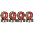 thumbnail image 1 of ABEC-9 608-RS Roulements Longboard Planche à Roulettes Roulements à Roulettes en Ligne de Première Qualité Roulements à Roulettes (Pack de 8), 1 of 5