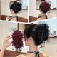 thumbnail image 3 of Retro Sparkling Flower Grab Clip Fashion Large Shark Clip Headpiece Hair Clip, 3 of 3