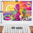 thumbnail image 2 of Barney & Friends Backdrop Banner Party Supplies Poster Movie Theme Background for Photography Birthday Decorations, 2 of 5