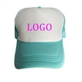 thumbnail image 5 of Customize Printing Logo Advertising Trucker Cap Unisex Heat Transfer Logo Mesh Caps Summer Adjustable Foam Trucker Hat Dad Hat, 5 of 5