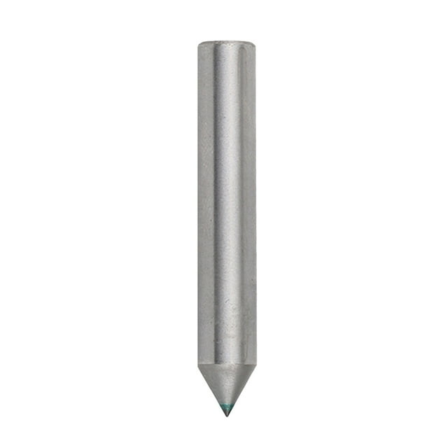 MasteelfCA Outil de Commode 6mm Angle 60 Degrés Roues de Meulage Stylo de Dressage Diamant Outils Abrasifs Aiguiseur Pointe Effilée Pièces de Réparation (Argent)