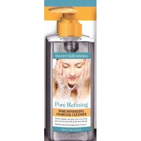 Daggett and Ramsdell Pore Refining Pore Minimizing Charcoal Cleanser 6 oz. (Pack of 2)