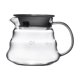 thumbnail image 1 of Injueey Cafetera de cristal con flujos clásicos, flujos suaves, sin salpicaduras, agua hirviendo y hielo, se puede hacer fácilmente Teteras 450ml Banda de portada, 1 of 6