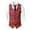 Watermelon Red1, variant on Mens Halloween Christmas Suit Vest Holiday Themed Lightweight Vest Watermelon Red1 XXXL