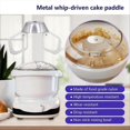 thumbnail image 1 of 2 Pack Cookie Paddles for Mixer with Metal Whip Drive, 1 of 4