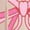 BLUSH, variant on Instant Message - Simple Bow - Juniors Cropped Fleece Hoodie Sweatshirt