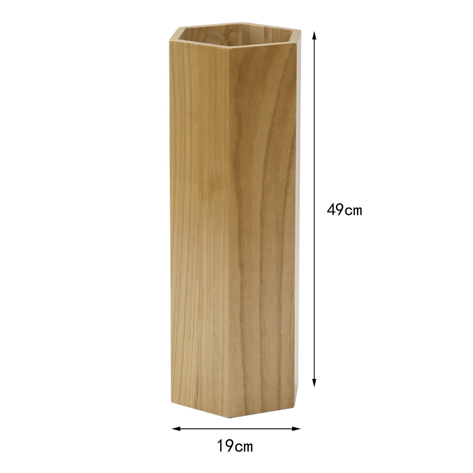 SunniMix Wooden Umbrella Holder Modern Umbrella Rack for Living Room Entryway Hallway B