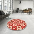 thumbnail image 4 of Ahgly Company Machine Washable Indoor Rectangle Transitional Red Area Rugs, 2' x 5', 4 of 7