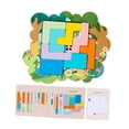 thumbnail image 2 of Rompecabezas de madera para niños, juego de rompecabezas desafiante, rompecabezas Montessori, juguete educativo Animales, 2 of 9