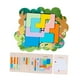 thumbnail image 2 of Rompecabezas de madera para niños, juego de rompecabezas desafiante, rompecabezas Montessori, juguete educativo Animales, 2 of 9