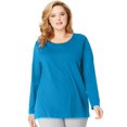 thumbnail image 1 of Just My Size T-Shirt à Manches Longues Col Rond pour Femmes, 4X, Deep Dive, 1 of 2
