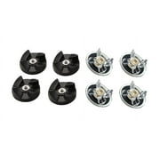 Blendin 8 Replacement Gears, Compatible with Original Magic Bullet, 4 Base Gears. 4 Blade Gears