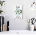 thumbnail image 3 of Elephant Stock Winnie The Pooh Feel Love Quote Wall Art - Vertical Canvas Wall Art - Living Room Wall Decor - Kids And Nursery Canvas - Beige And Blue Decor - 8" x 12", 3 of 8