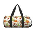 thumbnail image 2 of Fotbe Thanksgiving Turkey Pattern Foldable Sports Gym Bag with Wet Dry Pocket, Ultralight Travel Bag, Large Capacity Duffel Bag, Splash Proof Carry on Bag, Overnight Bag, Weekender Bag, 2 of 8